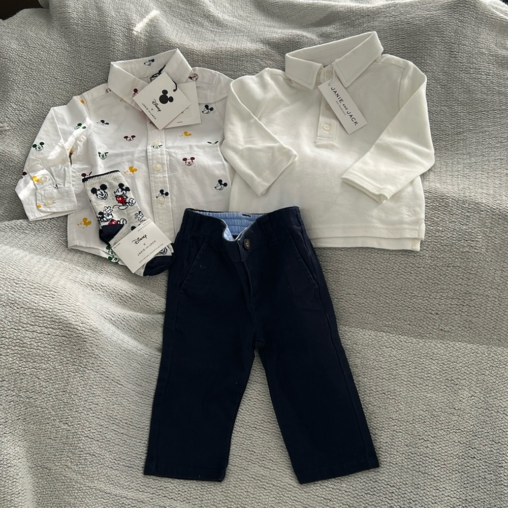 Janie & Jack “Micky Mouse” Bundle